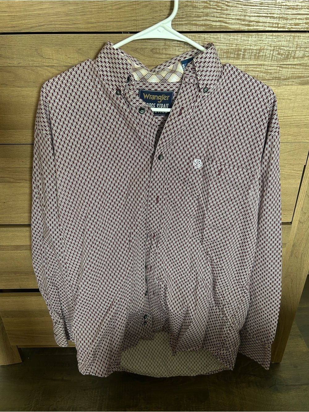 Men Wrangler Button Up Small